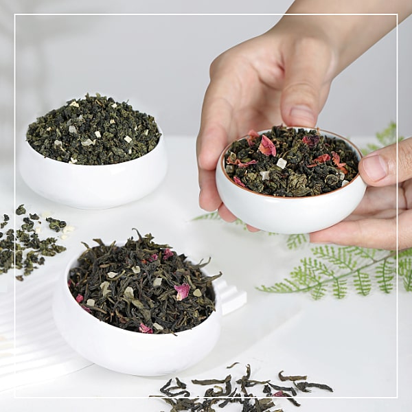 ใบชาปรุงกลิ่นรสหลากหลายสูตรของ XIAO TEA